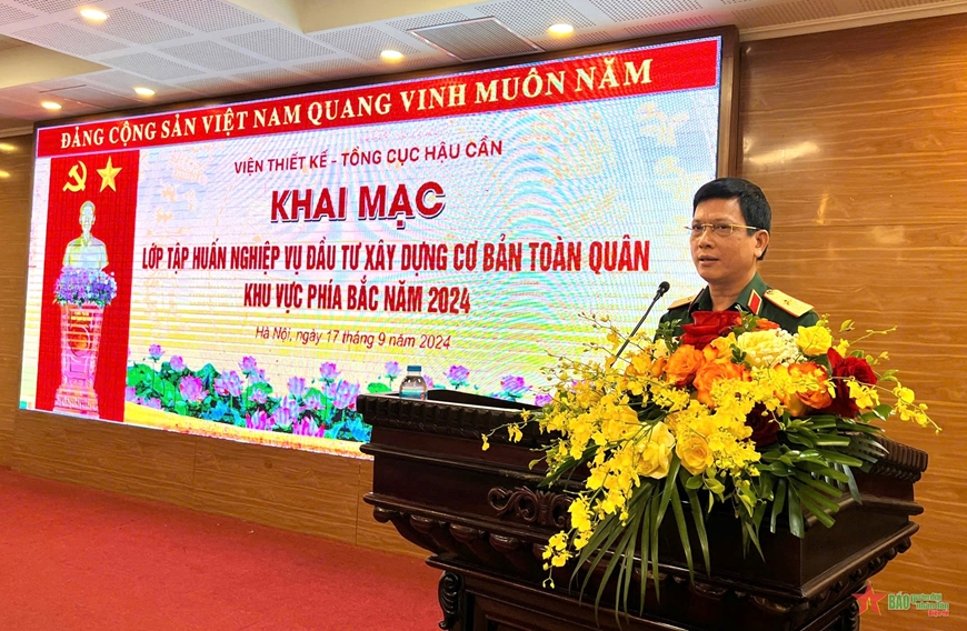 Khai mạc Chương trình tập huấn xây dựng cơ bản toàn quân phía Bắc 2024 (2)