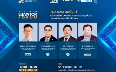 Nhiều tham luận chuyên gia trong nước và quốc tế tại Toạ đàm ngành thang máy 4/12
