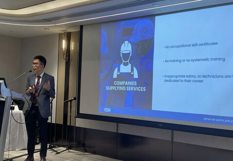 Vietnam unveils elevator safety service app on the global stage