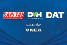 VNEA kết nạp hội viên mới: DAT Group, Thang máy Đại Vĩnh Hưng, Thang máy và Thiết bị Thủ đô